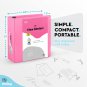 3 Inch Binder 3 Ring Binders Pink, Slant D-Ring 3&acirc;�� Clear View Cover with 2 insid