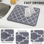 Dish Drying Mat Coffee Mat Super Absorbent Drying Mat Large Dish Drying Mats for