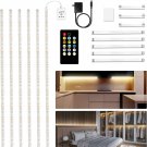 under Cabinet Lights, 6 PCS Dimmable under Cabinet Lighting with Remote, LED Str