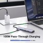 UGREEN Revodok 5-In-1 USB-C Hub with 4K HDMI, 100W Power Delivery, 3 USB-A Data