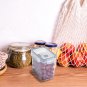 5 Size Single Airtight Clear Storage Containers, Transparent Vacuum M-Oisture Pr