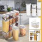 5 Size Single Airtight Clear Storage Containers, Transparent Vacuum M-Oisture Pr