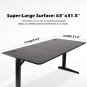 Gaming Desk Large Surface 63&acirc;��&acirc;��X31.5&acirc;��&acirc;�� with Cup Holder, Headphone Hook and Cable