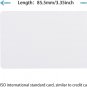 20 Pack Premium Blank PVC Cards, CR80 30 Mil Graphic Quality White Plastic Card