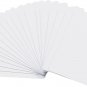 20 Pack Premium Blank PVC Cards, CR80 30 Mil Graphic Quality White Plastic Card