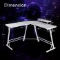 Gaming Desk L Shaped Computer Desk, Corner Desk for Home Office with Monitor Sta