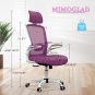 Office Chair, High Back Ergonomic Desk Chair with Adjustable Lumbar Support and