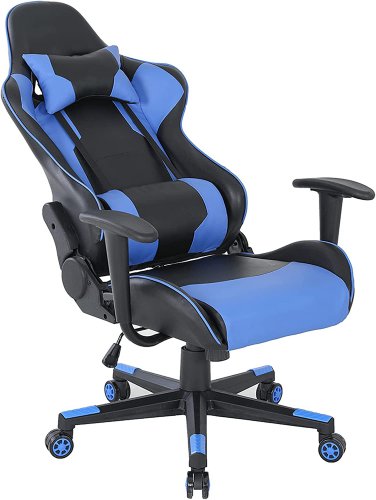 Ergonomic , Comfortable , Computer Chair Leather Desk Chair Mesh Adjustable Swiv