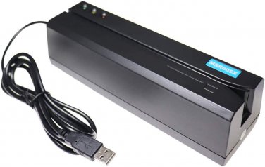 MSR605X USB Card Reader Writer Mag Swipe 3-Track Compatible W/ MSR206 MSR605 MSR