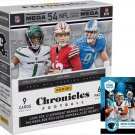 2022  NFL CHRONICLES Huge Factory Sealed Football Card MEGA Box - 54 Cards - (Pl