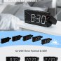 Digital Projector Alarm Clocks for Kids Bedroom,Plug-In LED Display Clock with 3