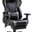Gaming Chair, PC Gaming Chair with Footrest, Ergonomic Office Chair with Adjusta
