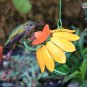 WWSFHF5 so Real Single Flower Hummingbird Feeder, Red/Yellow (2-Pack)