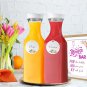 Plastic Water Pitcher with Lid (50 Oz) Square Carafe Pitchers for Drinks, Milk,