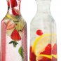 Plastic Water Pitcher with Lid (50 Oz) Square Carafe Pitchers for Drinks, Milk,