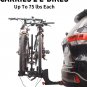 2 E Bike Rack Hitch Mounted, Wobble Free Smart Tilting Folding 2 Bicycle Electri