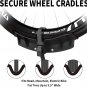 2 E Bike Rack Hitch Mounted, Wobble Free Smart Tilting Folding 2 Bicycle Electri