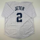 Facsimile Autographed Derek Jeter New York Pinstripe Reprint Laser Auto Baseball