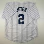 Facsimile Autographed Derek Jeter New York Pinstripe Reprint Laser Auto Baseball