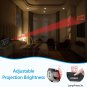 Projection Alarm Clock for Bedrooms, 7.3" LED Mirror Digital Alarm Clock with 18