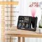 Projection Alarm Clock, Digital Clock Projector on Ceiling Weather Station with
