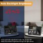 Projection Alarm Clock, Digital Clock Projector on Ceiling Weather Station with