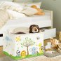 Clastyle Cube Jungle Safari Animals Nursery Storage Basket Forest Elephant Giraf