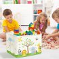 Clastyle Cube Jungle Safari Animals Nursery Storage Basket Forest Elephant Giraf