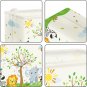 Clastyle Cube Jungle Safari Animals Nursery Storage Basket Forest Elephant Giraf