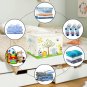 Clastyle Cube Jungle Safari Animals Nursery Storage Basket Forest Elephant Giraf