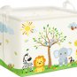 Clastyle Cube Jungle Safari Animals Nursery Storage Basket Forest Elephant Giraf