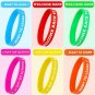 42Pcs Back to School Party Favors Silicone Bracelets First Day of School Gifts P