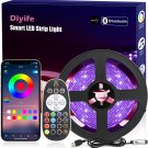 Bright LED Strip [App Smart Control], Brighter Multicolor Bluetooth 5050 RGB LE