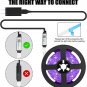 Bright LED Strip [App Smart Control], Brighter Multicolor Bluetooth 5050 RGB LE