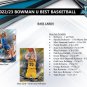 2022/2023 Bowman University'S Best Basketball Hobby Box (12 Packs/4 Cards: 2 Aut