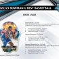 2022/2023 Bowman University'S Best Basketball Hobby Box (12 Packs/4 Cards: 2 Aut