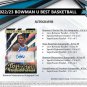 2022/2023 Bowman University'S Best Basketball Hobby Box (12 Packs/4 Cards: 2 Aut
