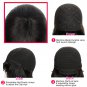 Short Bob Wig Human Hair with Bangs 14 Inch None Lace Front Wigs for Black Women