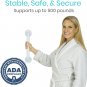 Vive Grab Bar for Bathtubs and Showers - Handicap Bathroom Safety Rail for Elder