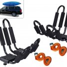 J Cross Bar 2 Pairs = 4 PCS Universal Kayak Canoe Top Mount Carrier Roof Rack Bo