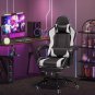 Gaming Chair, Video Game Chair with Footrest and Massage Lumbar Support, Ergonom
