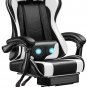 Gaming Chair, Video Game Chair with Footrest and Massage Lumbar Support, Ergonom