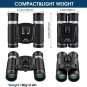 8X21 Compact Binoculars for Adults, Mini Pocket Binoculars, Small Waterproof Bin