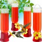 Gray Bunny Hummingbird Feeder - 4 Pack - for Outdoors Hanging with Wires for Bir
