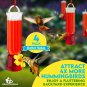 Gray Bunny Hummingbird Feeder - 4 Pack - for Outdoors Hanging with Wires for Bir