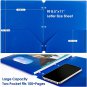 Pocket Folders 2 Pocket Folders 3 Hole Punch- (6 Pack, Assorted Colors) Plastic
