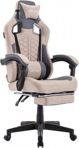 Gaming Chair with Massage,Ergonomic PC Gaming Chair with Footrest Comfortable He