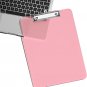 Plastic Clipboards with Low Profile Metal Clip, Translucent Clip Board, 12.5 X 9