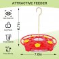 Hummingbird Feeder - Hummingbird Feeders for Outdoors Hanging, Plastic Saucer Fe