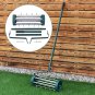 Goplus Rolling Lawn Aerator, 18-Inch Garden Yard Rotary Push Tine Heavy Duty Spi